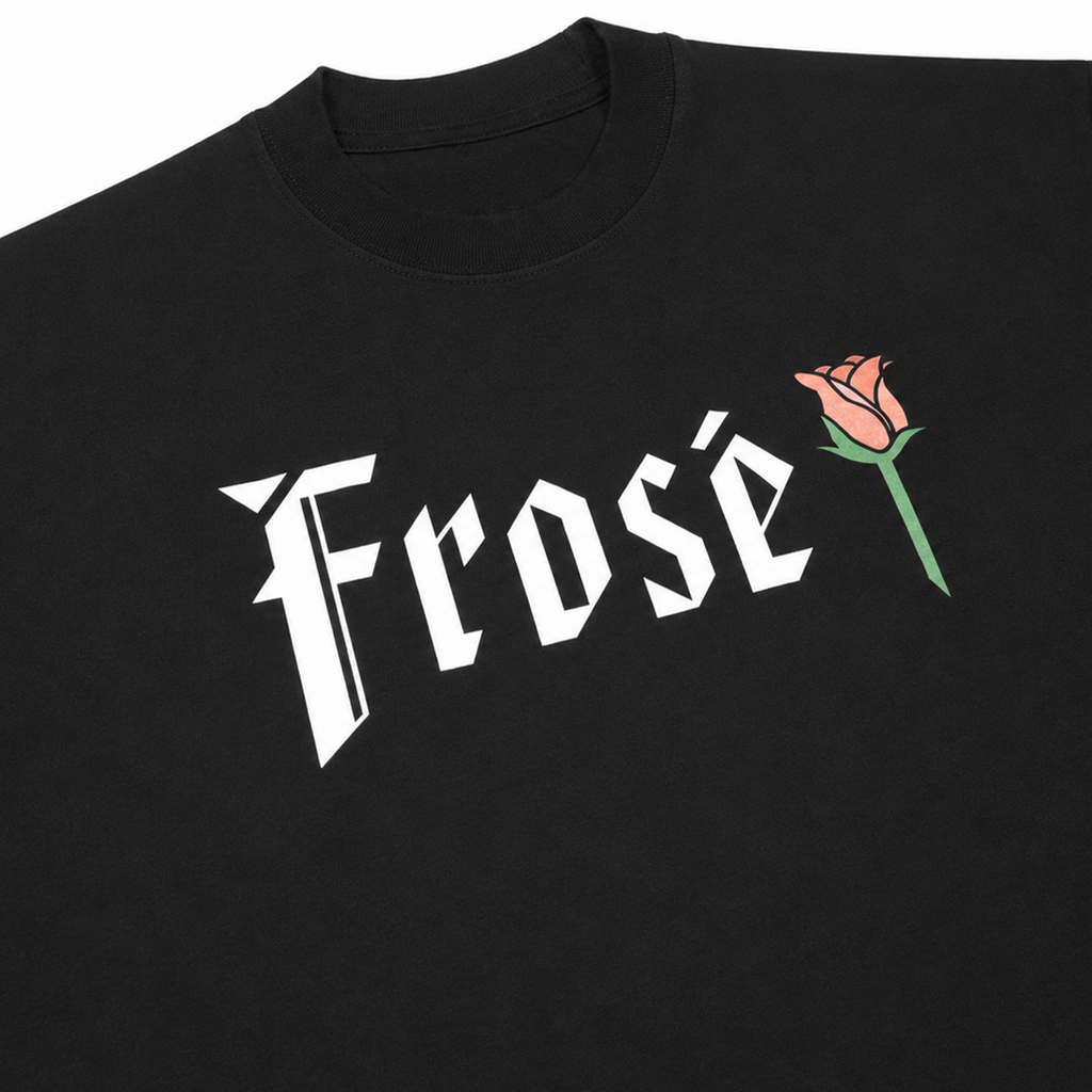 FROSE SIGNATURE LOGO SHIRT  - BLACK