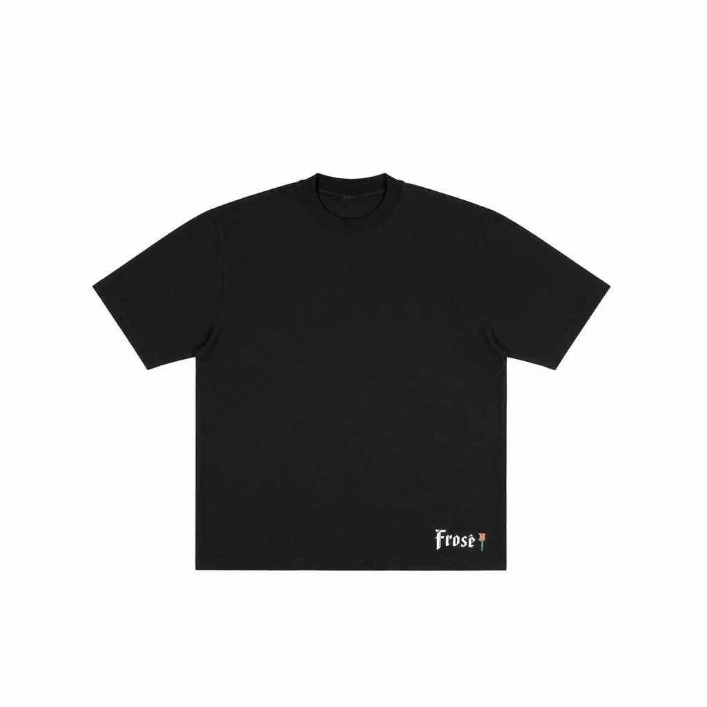 FROSE REGULATION LOGO SHIRT  - BLACK