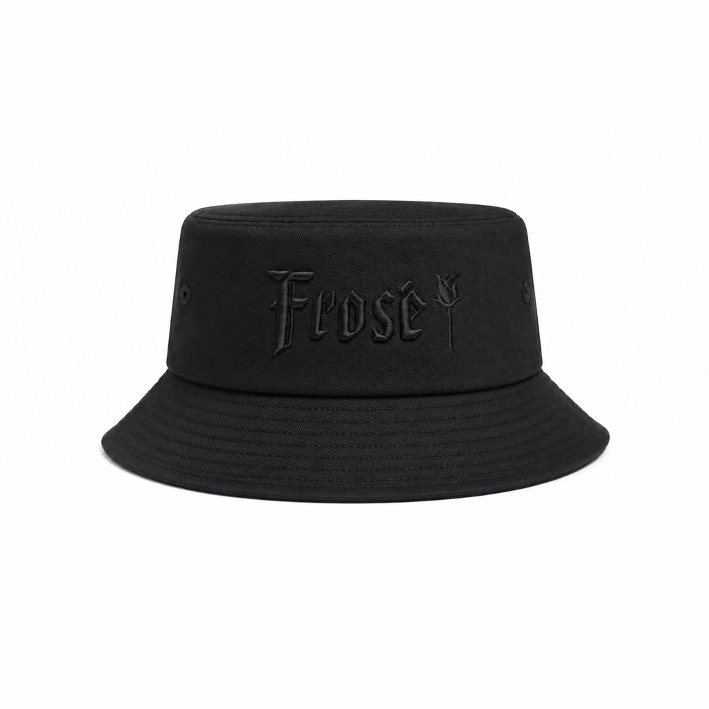 FROSE SIGNATURE BUCKET HAT - BLACK