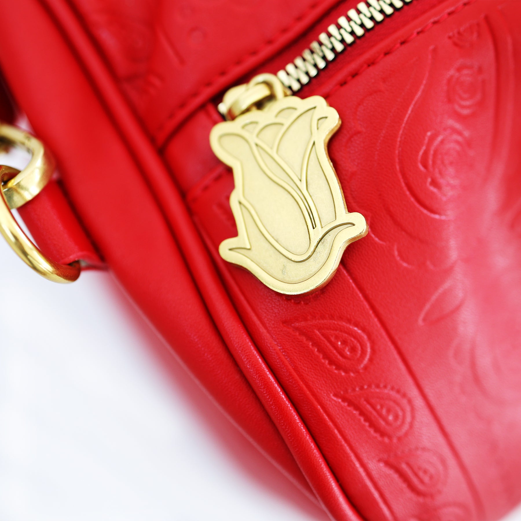 CHERRY BANDOULIERE DUFFLE