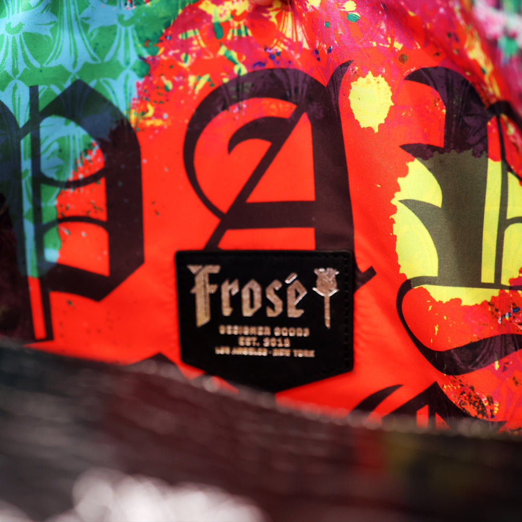 FROSE - CROC DUFFLE BAG - BLACK
