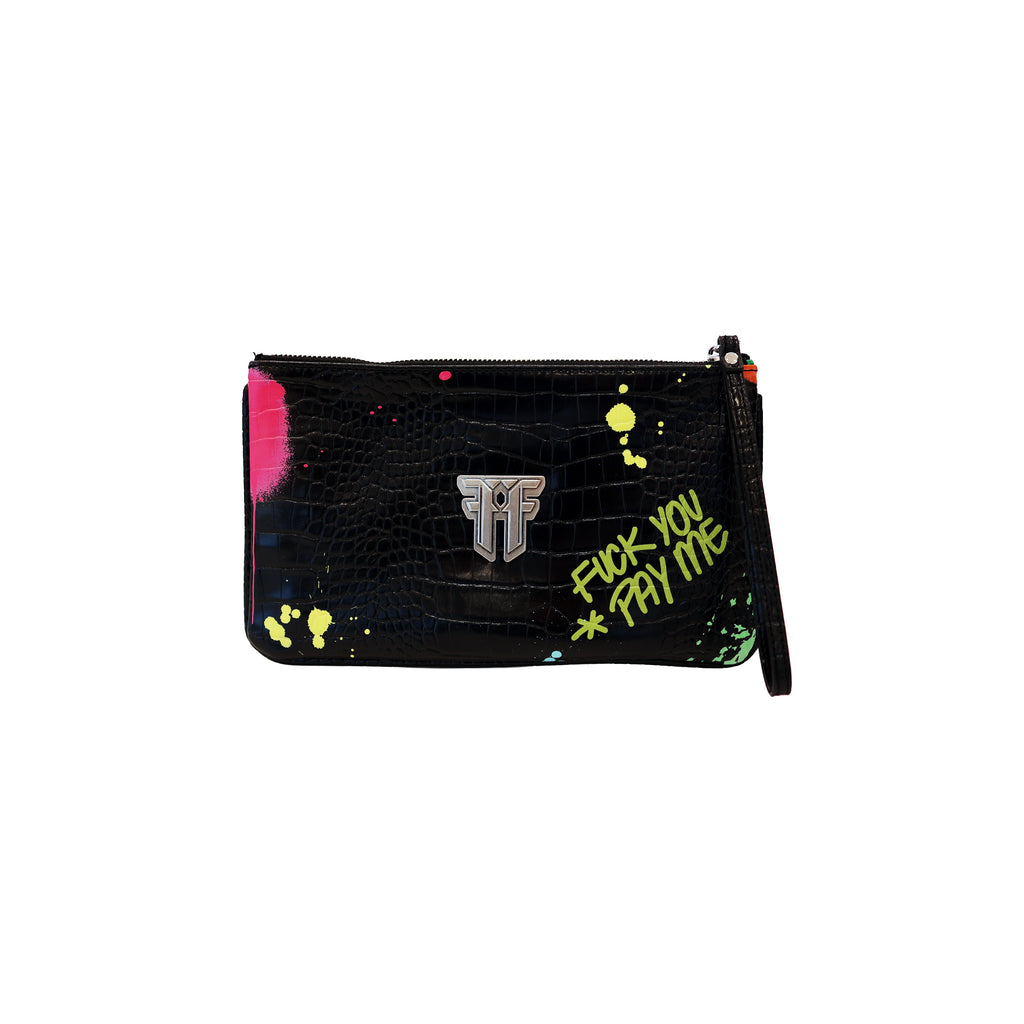 FROSE - CROC BANK BAG - BLACK