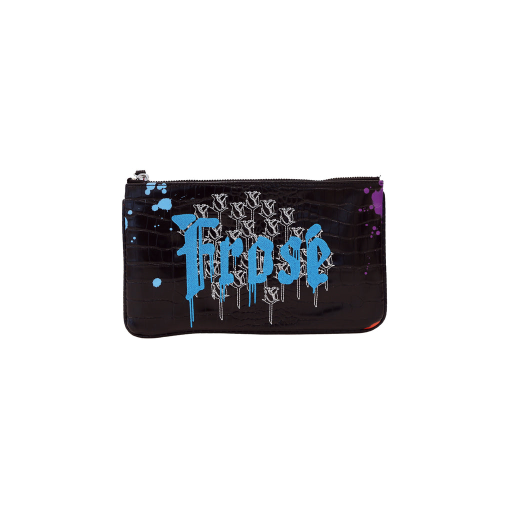FROSE - CROC BANK BAG - BLACK